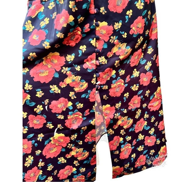 Medium - NWT - LPA X Revolve - Button-Up Floral Slip Maxi Dress - Low Back - Picture 10 of 13